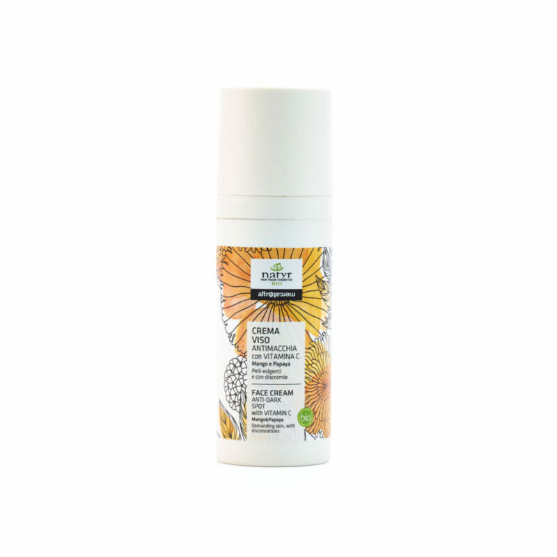 Crema viso - antimacchia - pelli esigenti e con discromie - mango e papaya - bio - 50 ml