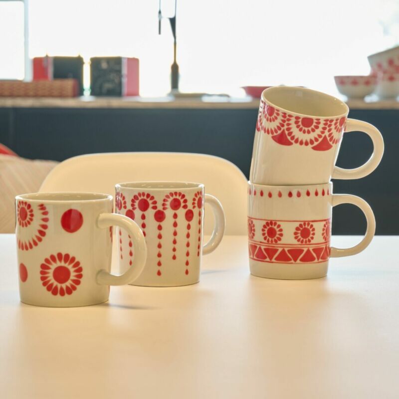 Mug DECORI rossi - immagine 2