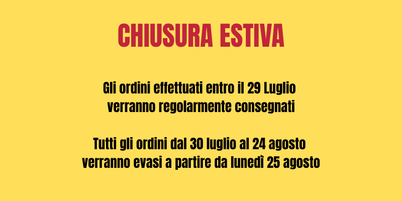 CHIUSURA ONLINE
